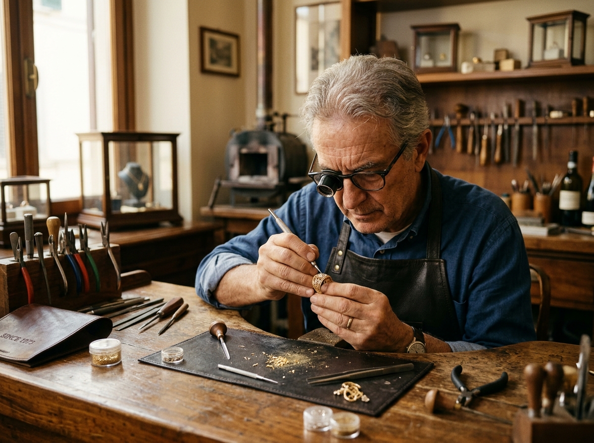 Master Craftsman in Jewellery Atelier